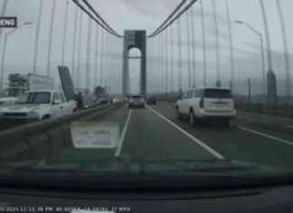 Driver’s Terrifying Experience on Verrazzano Bridge: Board Smashes Windshield drivers-terrifying-experience-on-verrazzano-bridge-board-smashes-windshield