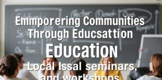 Empowering Communities Through Education: The Role of Local Seminars and Workshops Empowering Communities Through Education: The Role of Local Seminars and Workshops