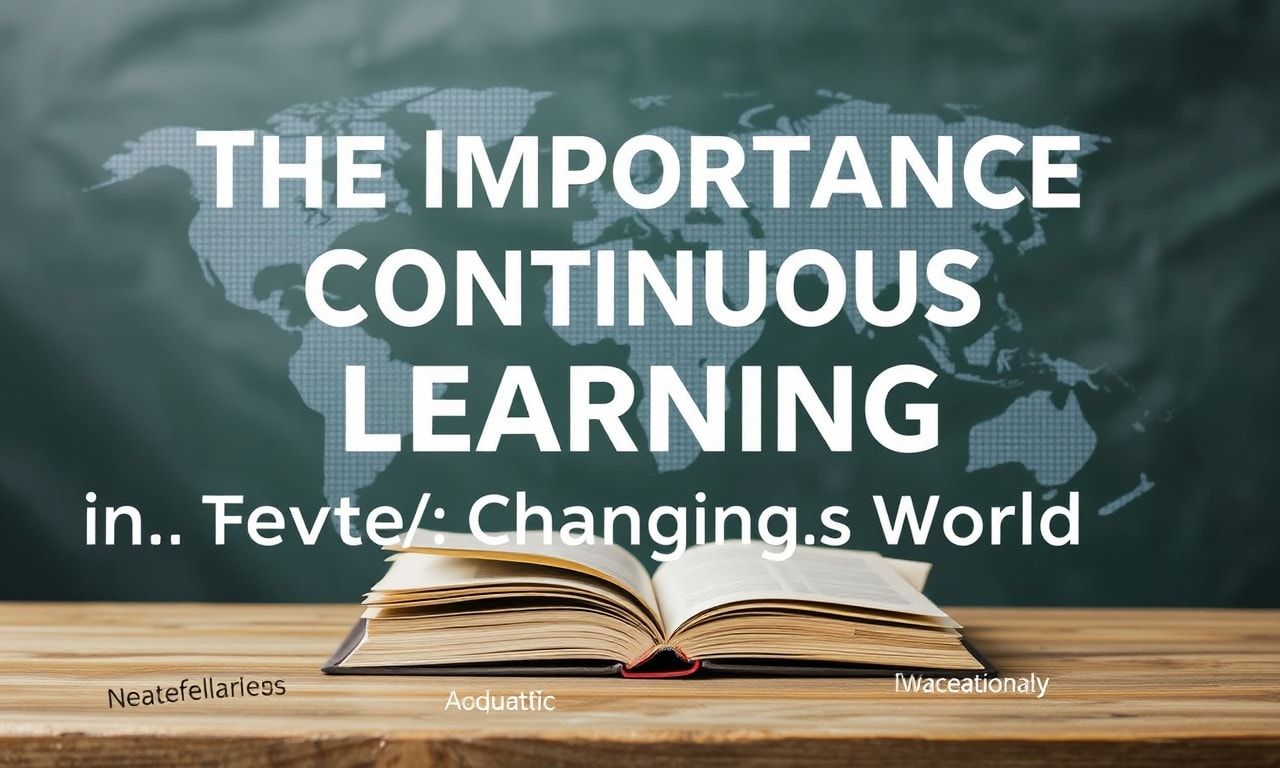 The Importance of Lifelong Learning in Today's Rapidly Evolving World